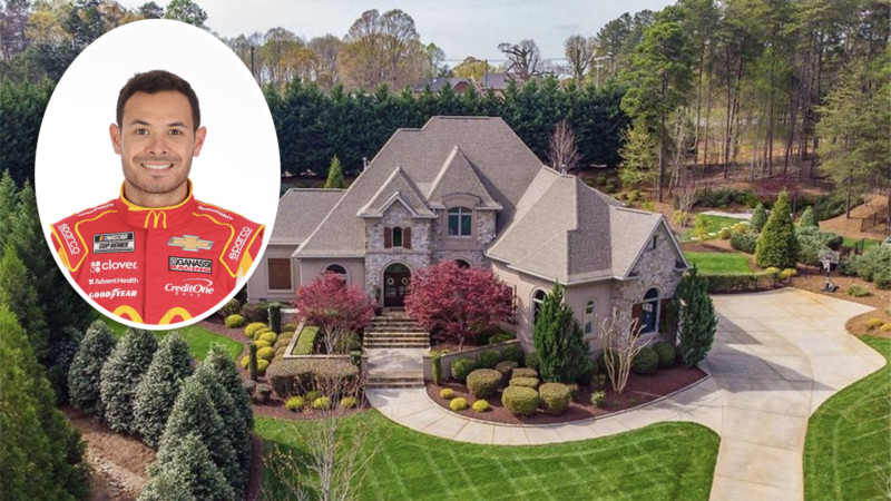 Suspended NASCAR Driver Kyle Larson Selling 2 North Carolina Mansions