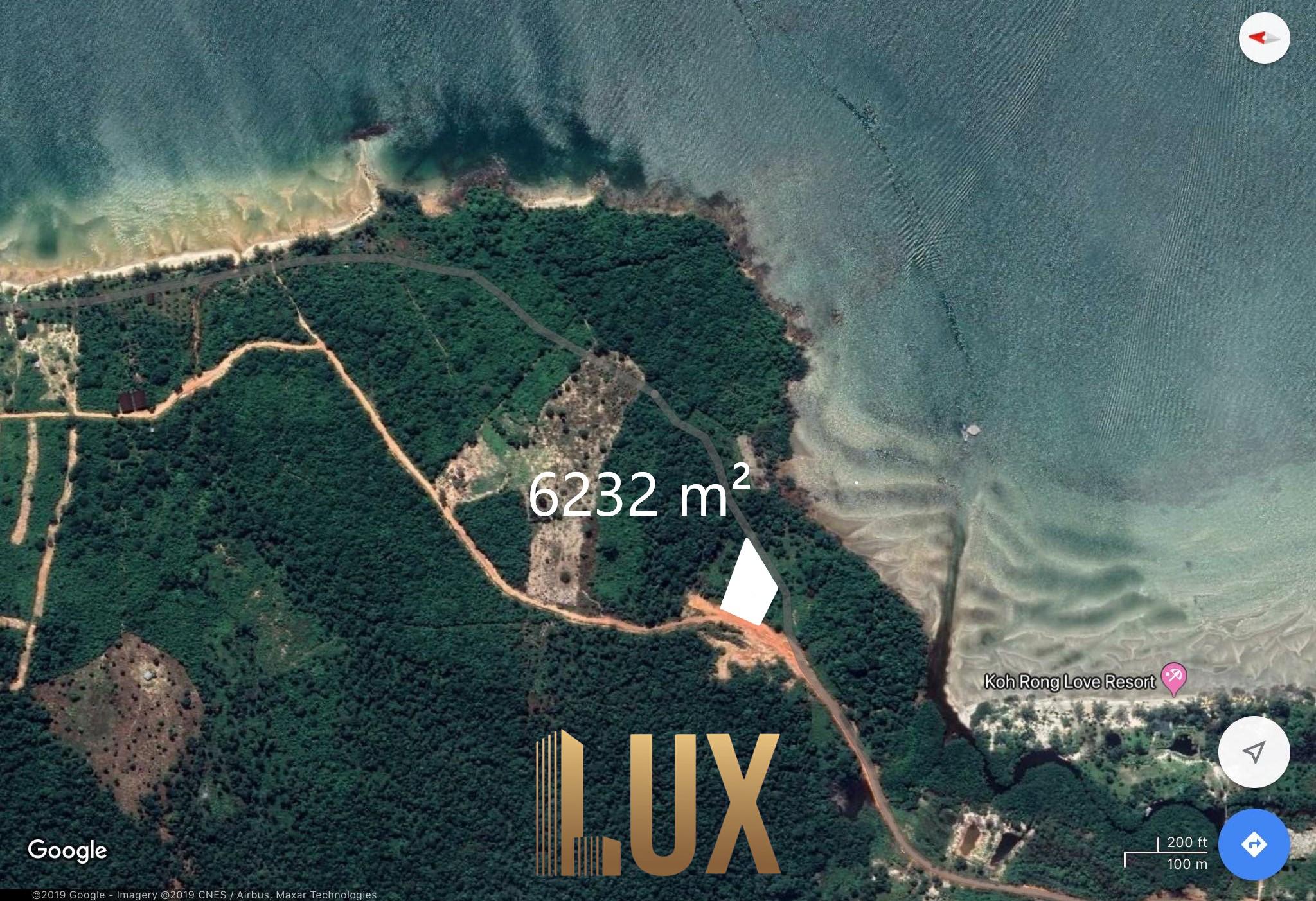 Land with First Line of Sea View for Sale Kaoh Rung Cambodia Property