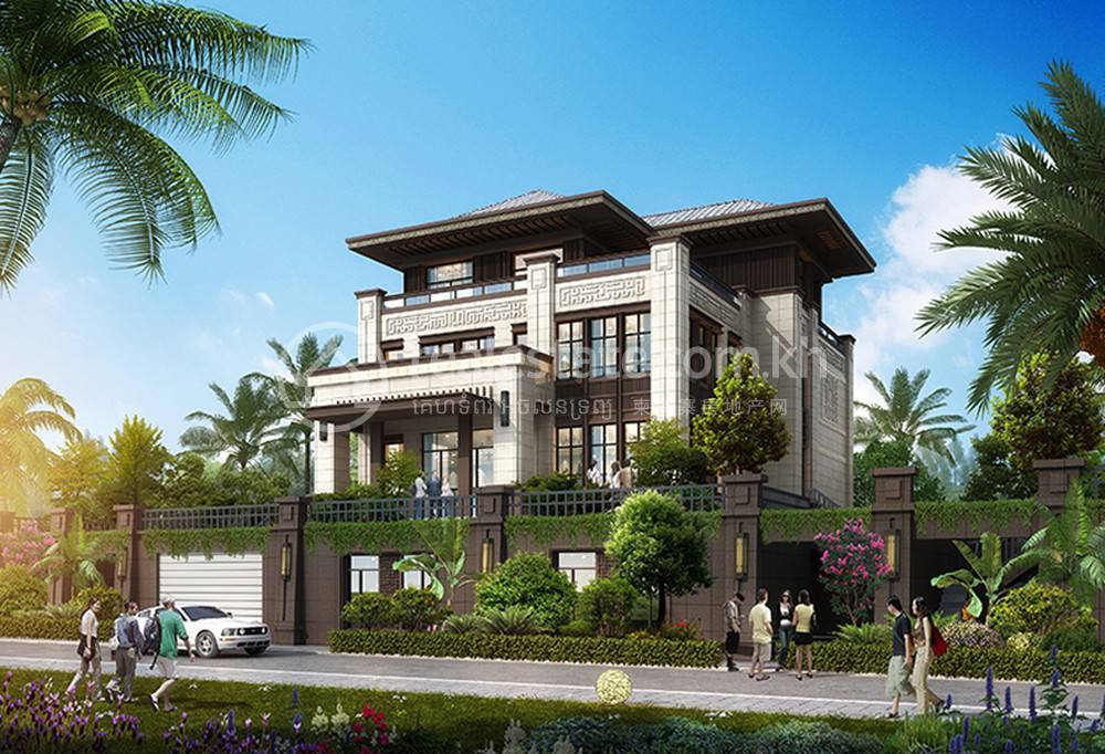 Borey for sale in Sihanoukville Gold City Villa Cambodia Property